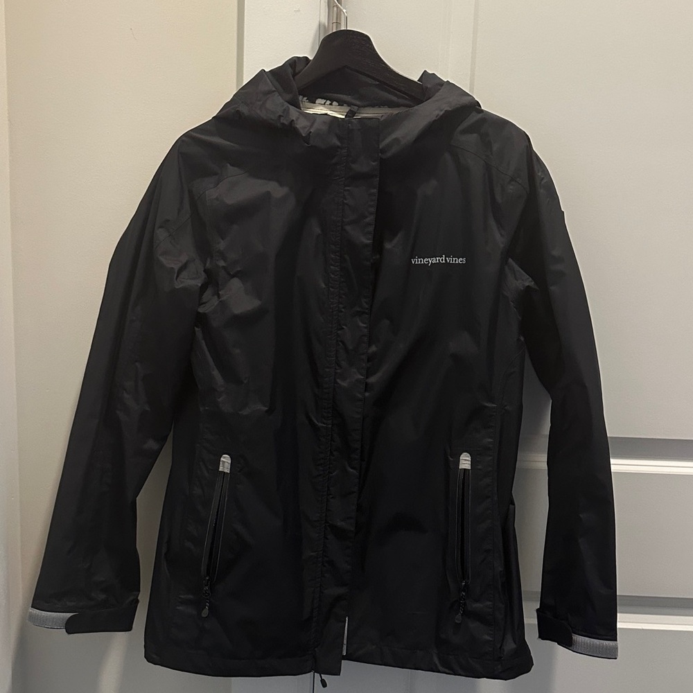 Vineyard Vines Dark Jacket with Hood
